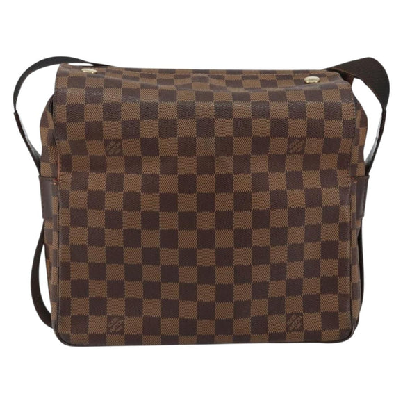 LOUIS VUITTON Damier Ebene Naviglio Shoulder Bag N45255 LV Auth 149689