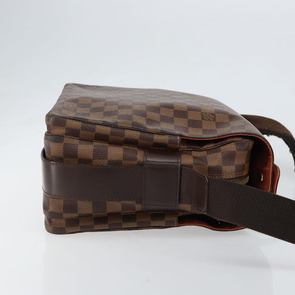 LOUIS VUITTON Damier Ebene Naviglio Shoulder Bag N45255 LV Auth 149689