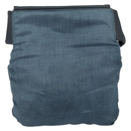 LOEWE Waist Bag Leather Navy Silver Auth 149698 - 0