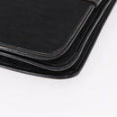 Christian Dior Trotter Canvas Shoulder Bag Black Gold Auth 149701-10