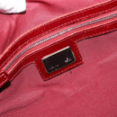 FENDI Zucca Canvas Hand Bag Black Brown Auth 149704-16