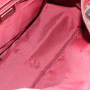 FENDI Zucca Canvas Hand Bag Black Brown Auth 149704-17