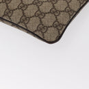 GUCCI GG Supreme Hand Bag PVC Beige Silver 114599 Auth 149706-16