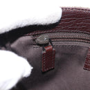 GUCCI GG Supreme Hand Bag PVC Beige Silver 114599 Auth 149706-21