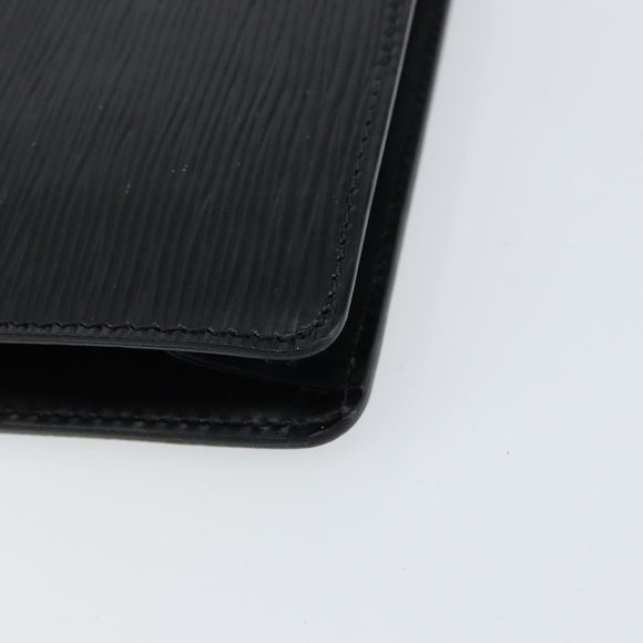 LOUIS VUITTON Epi Pochette Homme Clutch Bag Black Noir M52522 LV Auth 149707