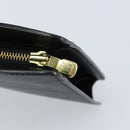 LOUIS VUITTON Epi Pochette Homme Clutch Bag Black Noir M52522 LV Auth 149707-8
