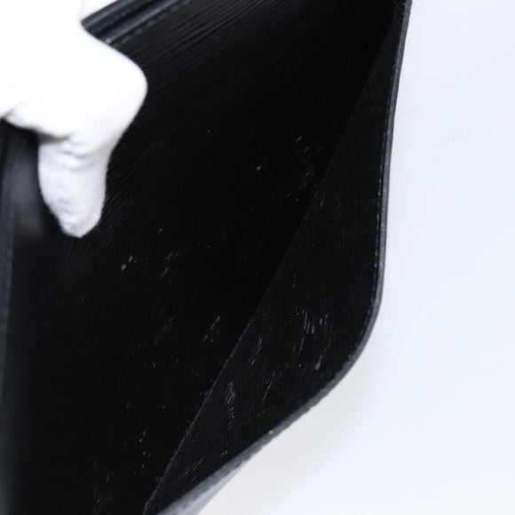 LOUIS VUITTON Epi Pochette Homme Clutch Bag Black Noir M52522 LV Auth 149707