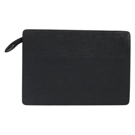 LOUIS VUITTON Epi Pochette Homme Clutch Bag Black Noir M52522 LV Auth 149707 - 0