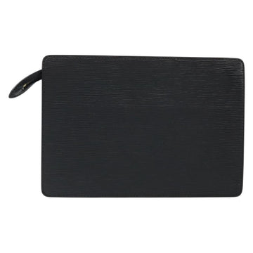 LOUIS VUITTON Epi Pochette Homme Clutch Bag Black Noir M52522 LV Auth 149707 - 0