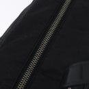 FENDI Zucchino Canvas Tote Bag Schwarz Silber Auth 149710-18