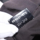 FENDI Zucchino Canvas Tote Bag Schwarz Silber Auth 149710-24