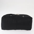 FENDI Zucchino Canvas Tote Bag Black Silver Auth 149710-5