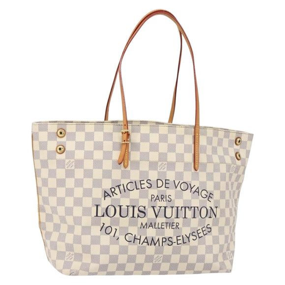 LOUIS VUITTON Damier Azur Cabas MM Tote Bag N41375 LV Auth 149711