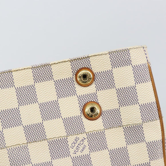 LOUIS VUITTON Damier Azur Cabas MM Tote Bag N41375 LV Auth 149711