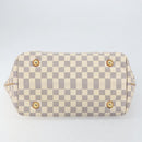 LOUIS VUITTON Damier Azur Cabas MM Tote Bag N41375 LV Auth 149711-5