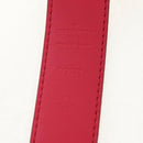 LOUIS VUITTON Multicolor Ceinture Carre Belt White M9682 LV Auth 149716A-11