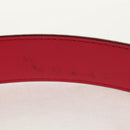 LOUIS VUITTON Multicolor Ceinture Carre Belt White M9682 LV Auth 149716A-7