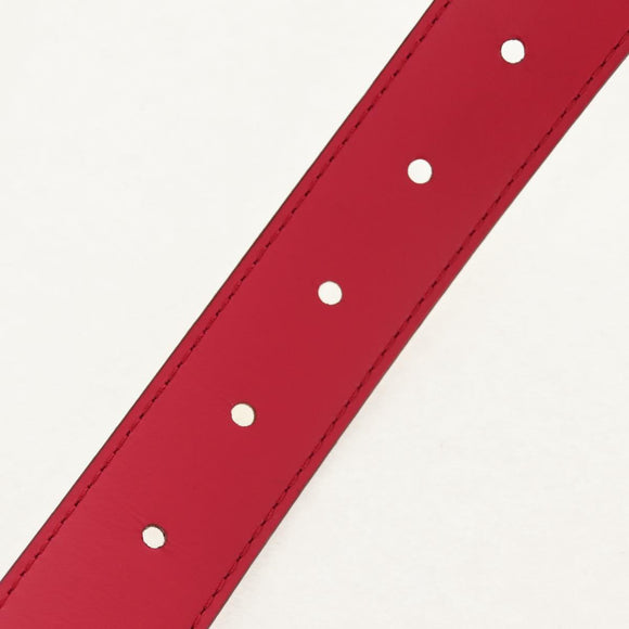 LOUIS VUITTON Multicolor Ceinture Carre Belt White M9682 LV Auth 149716A