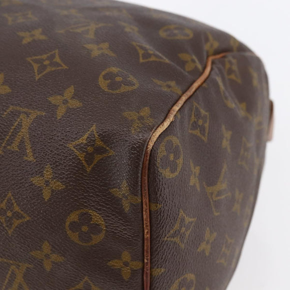 LOUIS VUITTON Monogram Speedy 35 Hand Bag Vintage M41524 LV Auth 149719