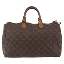 LOUIS VUITTON Monogram Speedy 35 Hand Bag Vintage M41524 LV Auth 149719-13
