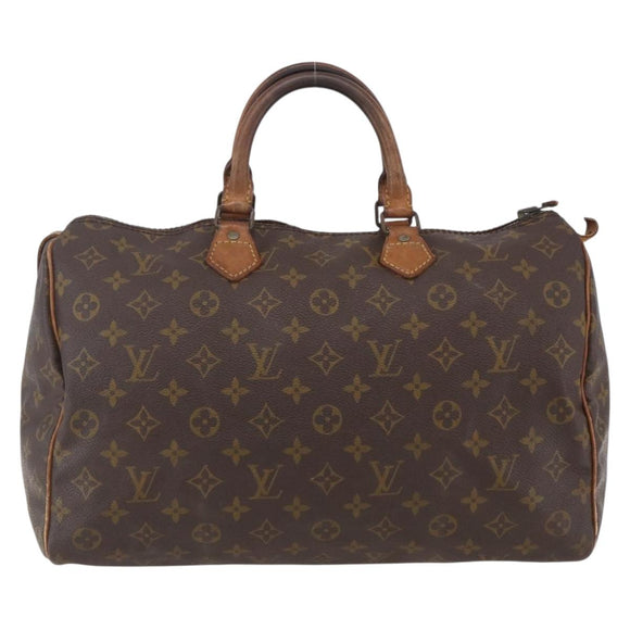 LOUIS VUITTON Monogram Speedy 35 Hand Bag Vintage M41524 LV Auth 149719