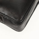 CHANEL Matelasse Big COCO Mark Chain Bag Lamb Skin Black Gold CC Auth 149721-18