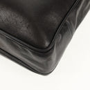 CHANEL Matelasse Big COCO Mark Chain Bag Lamb Skin Black Gold CC Auth 149721-19