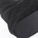 GUCCI GG Canvas Shoulder Bag Black 106242 Auth 149723-15