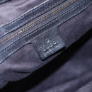 GUCCI GG Canvas Shoulder Bag Black 106242 Auth 149723-18