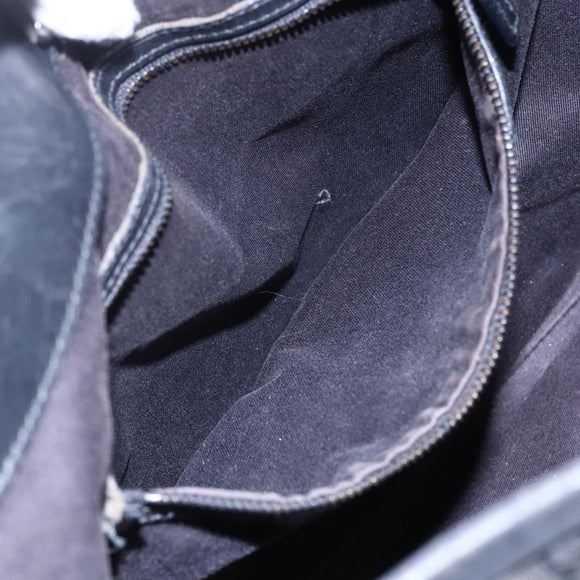 GUCCI GG Canvas Shoulder Bag Black 106242 Auth 149723