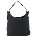 GUCCI GG Canvas Shoulder Bag Black 106242 Auth 149723-2