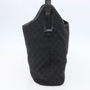 GUCCI GG Canvas Shoulder Bag Black 106242 Auth 149723-3
