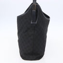 GUCCI GG Canvas Shoulder Bag Black 106242 Auth 149723-4