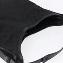 GUCCI GG Canvas Shoulder Bag Black 106242 Auth 149723-6