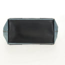 BALENCIAGA Navy Cabas S Hand Bag PVC Leather Blue Silver 339933 Auth 149725-7