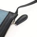 BALENCIAGA Navy Cabas S Hand Bag PVC Leather Blue Silver 339933 Auth 149725-23