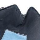 BALENCIAGA Navy Cabas S Hand Bag PVC Leather Blue Silver 339933 Auth 149725-26