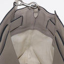 BURBERRY Medium Belt Bag Hand Bag Canvas 2way Beige Silver Auth 149727-22