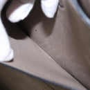 BURBERRY Medium Belt Bag Hand Bag Canvas 2way Beige Silver Auth 149727-23