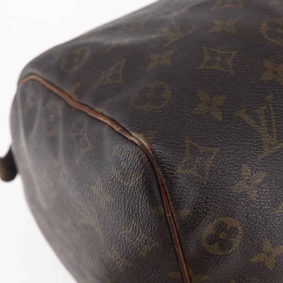 LOUIS VUITTON Monogram Speedy 35 Hand Bag M41524 LV Auth 149728