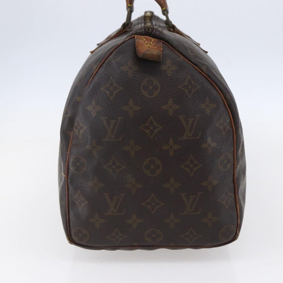 LOUIS VUITTON Monogram Speedy 35 Hand Bag M41524 LV Auth 149728