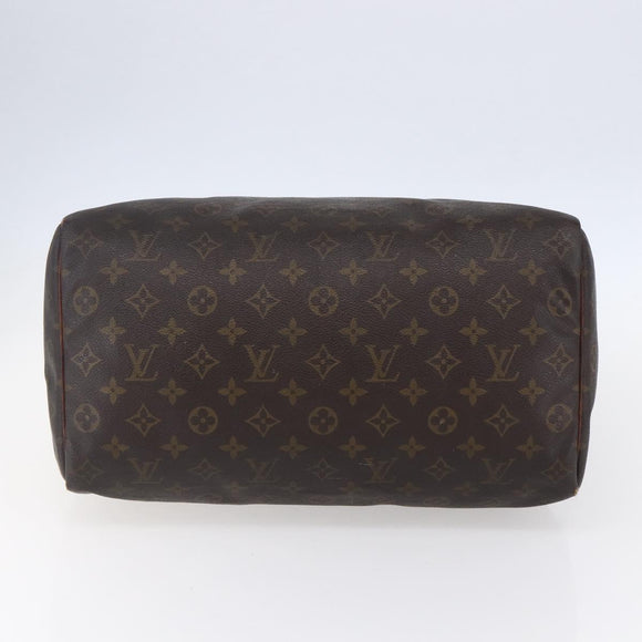 LOUIS VUITTON Monogram Speedy 35 Hand Bag M41524 LV Auth 149728