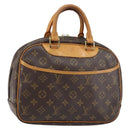 LOUIS VUITTON Monogram Trouville Hand Bag M42228 LV Auth 149729-1