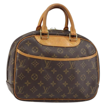LOUIS VUITTON Monogram Trouville Hand Bag M42228 LV Auth 149729