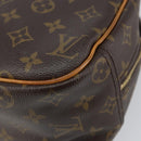 LOUIS VUITTON Monogram Trouville Hand Bag M42228 LV Auth 149729-14