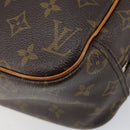 LOUIS VUITTON Monogram Trouville Hand Bag M42228 LV Auth 149729-16