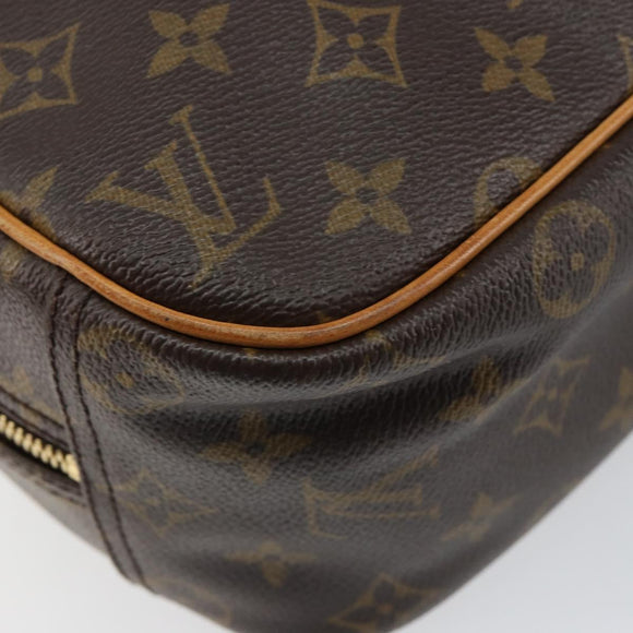 LOUIS VUITTON Monogram Trouville Hand Bag M42228 LV Auth 149729