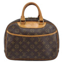 LOUIS VUITTON Monogram Trouville Hand Bag M42228 LV Auth 149729-13