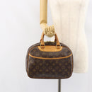 LOUIS VUITTON Monogram Trouville Hand Bag M42228 LV Auth 149729-25