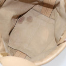 GIVENCHY Shoulder Bag Leather Beige Gold Auth 149731-11